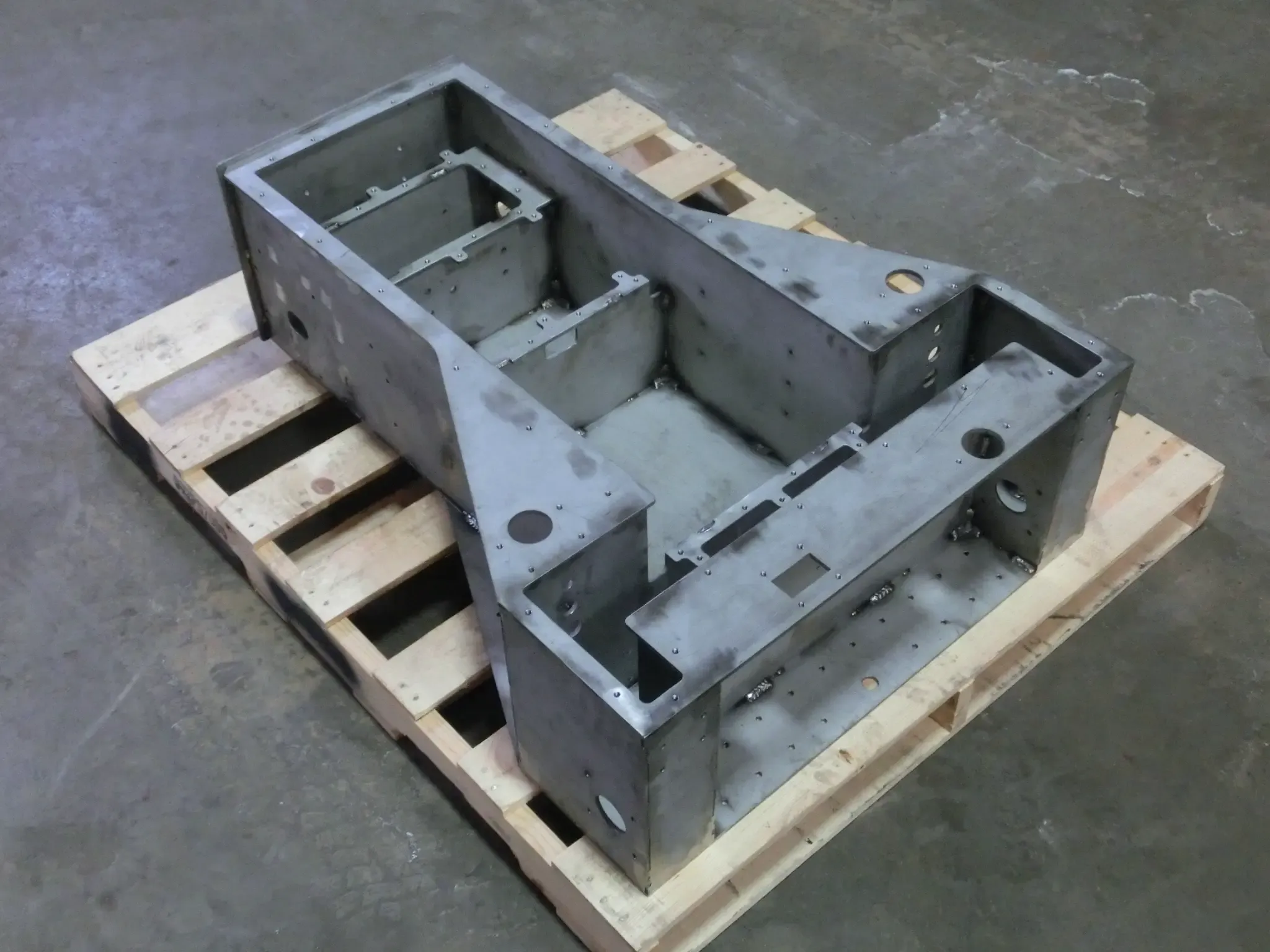 Welded and fabricated chassis